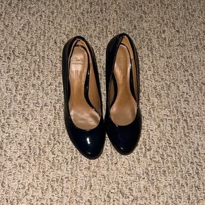 Navy Clarks High Heels Pumps